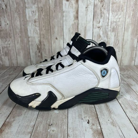 Jordan 14 retro oxidized green - kids 6.5 Womens 8 - Picture 2 of 9